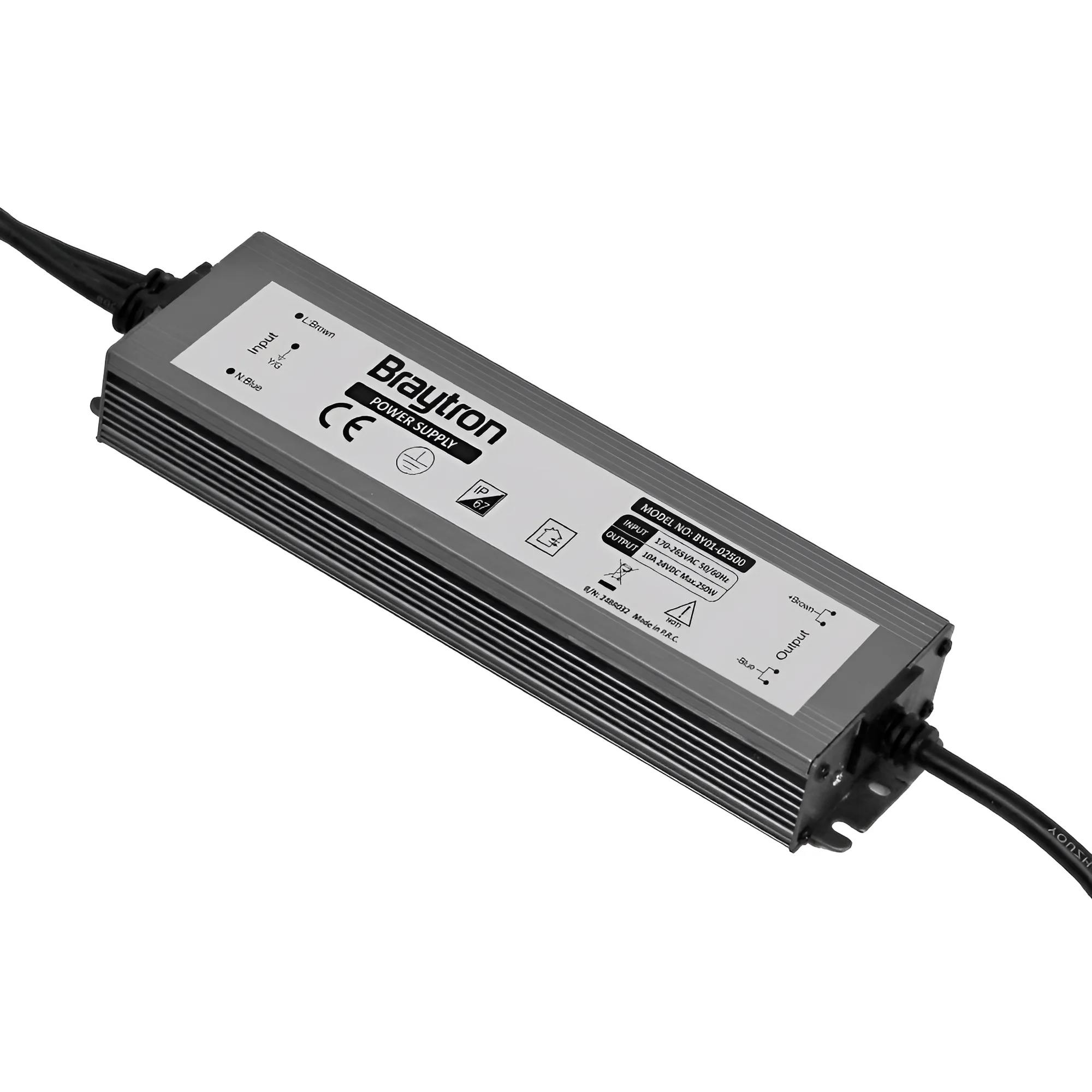 LED napajanje 250W 24VDC IP67 Braytron