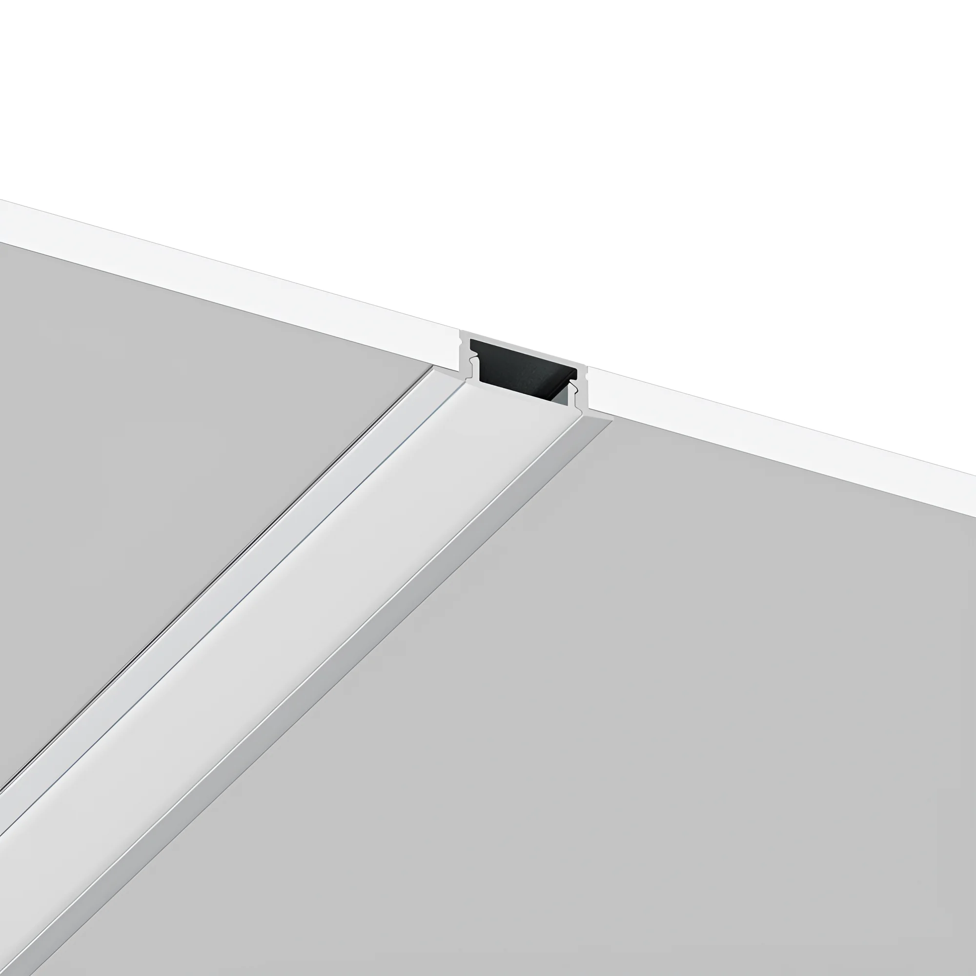 Aluminijumski ugradni LED profil RC1707 2m srebrni Braytron