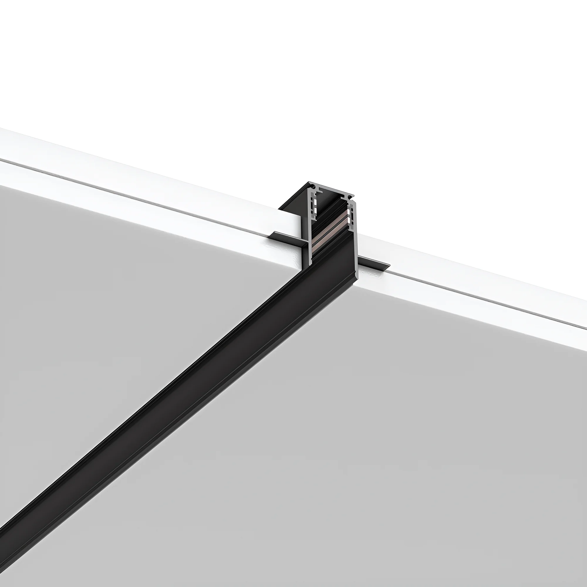 Magnetna sina ugradna 1 m 60 mm profil crna