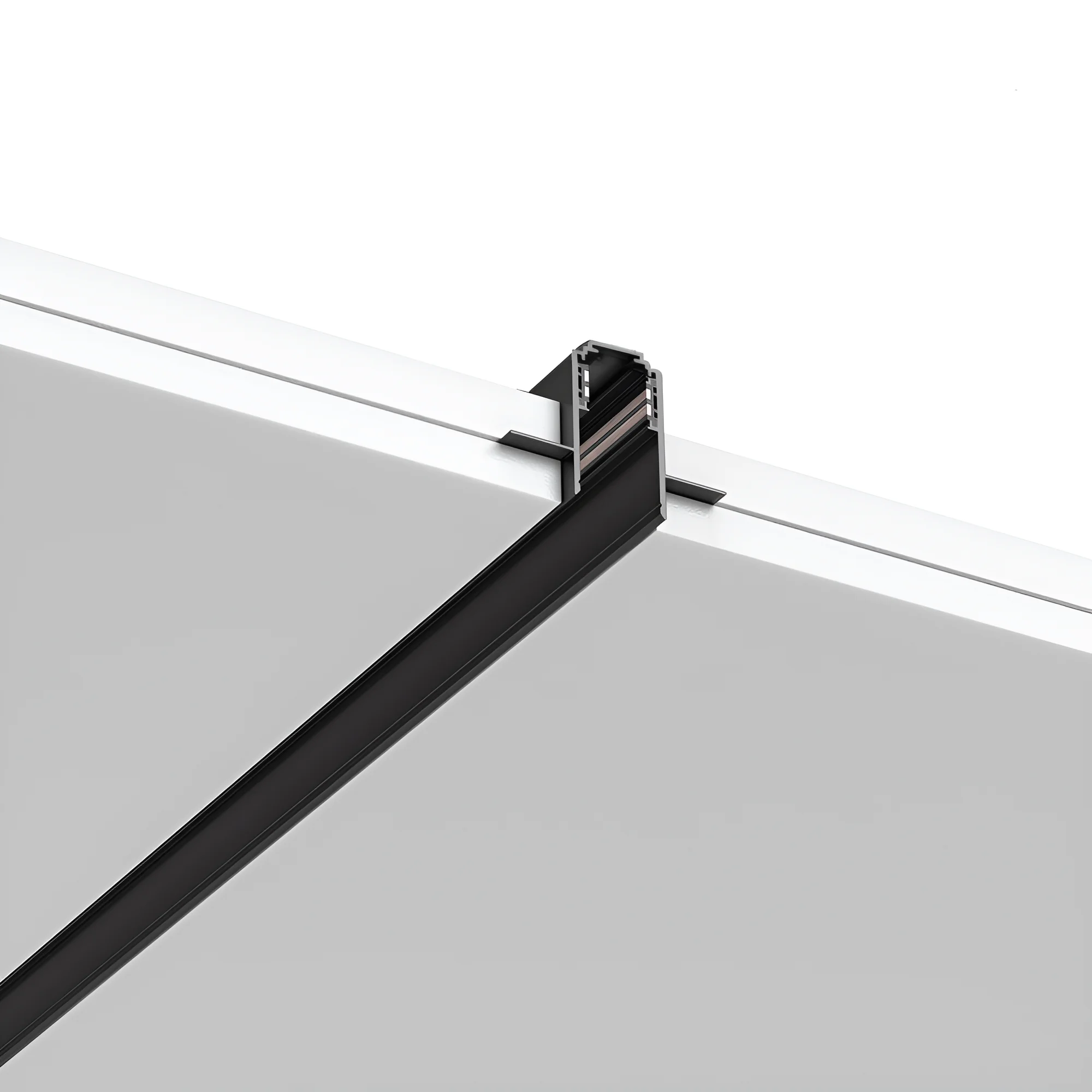 Magnetna sina ugradna 2 m 56 mm profil crna